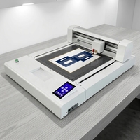 Cortadora de Sobremesa Plana Pequeña con Registro por Cámara y Velocidad de 800mm/s, Máquina Kiss Cut para Plotter de Corte de Etiquetas y Pegatinas