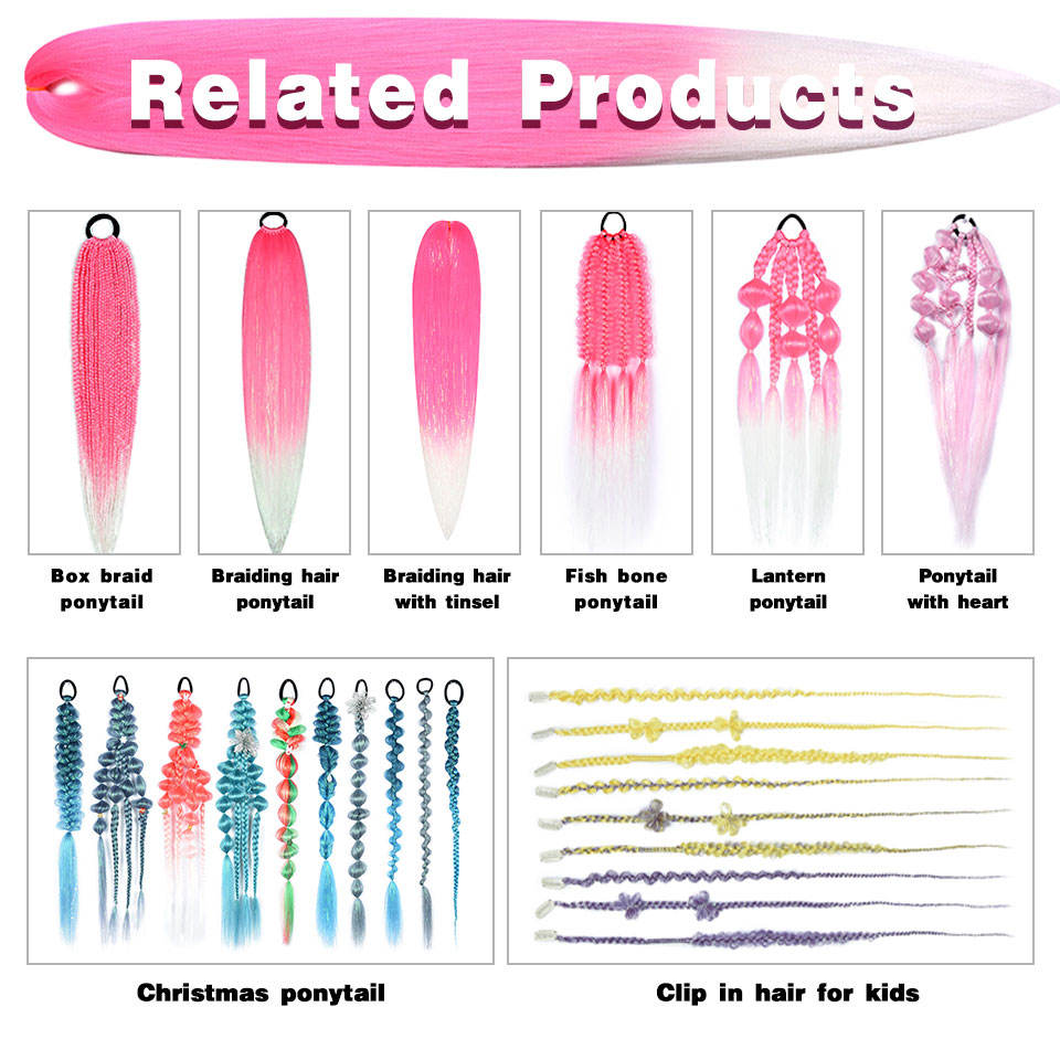 Colorful Pre Stretched Braiding Hair, New Design High Classy Layered End Easy Braid in Stock