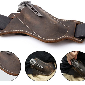 Funda de Cuero EDC de 16x15cm para Cuchillo Táctico, Funda para Cintura, Herramienta de Supervivencia al Aire Libre - Product Image 2