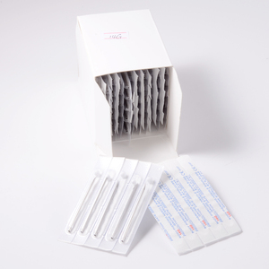 100 cái/hộp Kim tiêm y tế thép không gỉ vô trùng, đầu ba cạnh, cấp y tế, dùng cho xăm hình, xỏ khuyên rốn, núm vú, tai, mũi, môi, dụng cụ xỏ khuyên cơ thể - Product Image 2