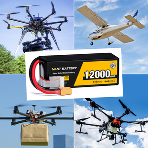Batería de Dron UAV de Estado Semisólido sin Ánodo 8S1P 29.6V 12000mAh 10C, 440Wh/kg, Ultra Alta Densidad Energética, Conector XT90-S - Product Image 5