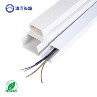 Goulotte de câblage rectangulaire en PVC blanc, découpée sur mesure, pour extérieur, étanche, ignifuge UL94 V-0, extrudée solide, à fentes