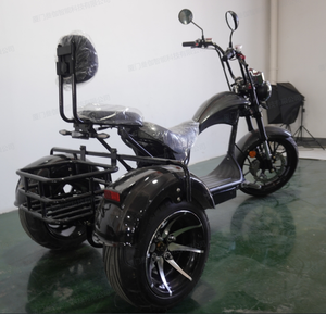 Scooter électrique de mobilité tout-terrain à <span class=keywords><strong>3</strong></span> <span class=keywords><strong>roues</strong></span> avec gros pneus Scooter <span class=keywords><strong>Chopper</strong></span> Citycoco électrique - Product Image 6