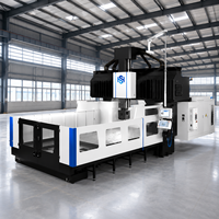Machine de fraisage et d'alésage CNC à portique de haute précision avec broche BT50 de 40 à 6000 tr/min pour l'usinage industriel