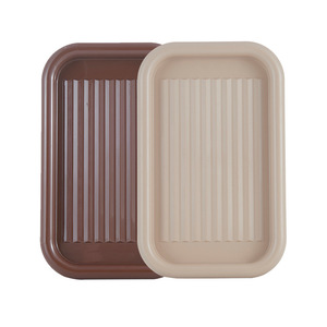Plastic Desktop Organizer <b>Pen</b> Tray Solid Color 2L No Lid Study Room Storage Tray - Product Image 5