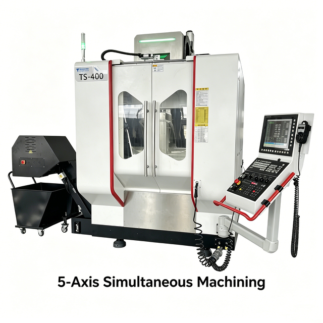 Tsingziwa High Precision 5 Axis CNC Vertical Machining Center Automatic Heavy Duty Metal Parts Milling 20KW Spindle 0.004mm