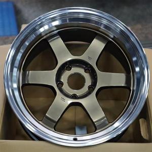 Jantes forgées RAYS TE37V Spec-SR 16-22 pouces 4x100 4x114.3 5x120 pour BMW E36 Mini <span class=keywords><strong>Cooper</strong></span> Toyota AE86 Nissan 180SX Honda Civic - Product Image 4