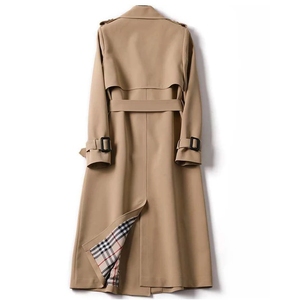 Manteaux longs élégants pour femmes Jtfur Classic, couleur unie, <span class=keywords><strong>mi</strong></span>-longueur - Product Image 5
