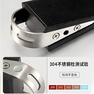 Butée de porte mobile anti-collision en acier inoxydable 304, cale fixe coupe-vent pour porte en verre - Butées de porte de qualité supérieure - Product Image 2