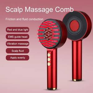प्रवृत्ति उत्पाद 2025 विरोधी बालों के झड़ने लाल प्रकाश चिकित्सा चिकित्सा खोपड़ी मालिश ब्रश इलेक्ट्रिक बालों की वृद्धि कंघी - Product Image 5