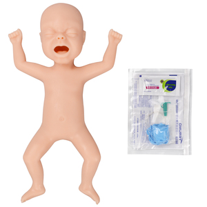 Modèle d'enfant prématuré de 30 semaines, <span class=keywords><strong>mannequin</strong></span> d'entraînement en silicone durable pour l'injection et l'intubation - Product Image 3