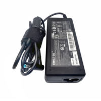 Chargeur d'ordinateur portable 19,5 V 3,33 A 65 W avec port PD OTP DC, utilisation universelle, prise US, matériau ABS, compatible US/UK/EU pour ordinateurs