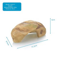 Décorations en résine pour aquariums : paysages miniatures en mousse, cachettes pour reptiles, grottes, plateformes paysagères et zones de basking pour tortues