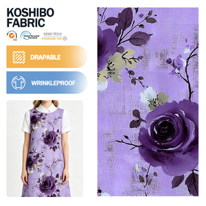 Catálogo de Últimos Diseños Hutterite, Patrón Abstracto, Color Personalizado, Tela Koshibo de Poliéster de 125 g/m² para Vestidos de Mujer - Product Image 1