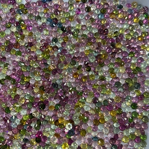 150 Miếng 1 Túi Vòng Brilliant Cắt 0.8Mm Để 3Mm Một Chất Lượng Tự Nhiên Tourmaline Loose Đá Quý - Product Image 2