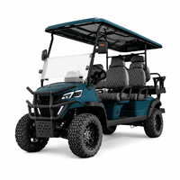 Carrito de Golf Eléctrico de Lujo para 6 Personas, Ideal para Campos de Golf, Resorts, Villas y Turismo