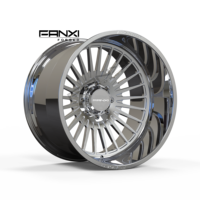 Jantes en alliage forgé sur mesure, finition polie, à déport profond, 22 et 26 pouces, 6x5.5, 8x170, 8x180, pour camions GMC Sierra HD et Chevy Silverado 2500HD