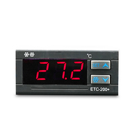 ETC-200 + Contrôleur de température de thermostat de réfrigérateur numérique 12V 24V 220V pour stockage à froid