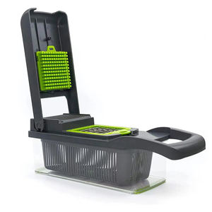 Set Affettaverdure Manuale Intelligente PS, Affettatrice per Patate, Mandolina, Pressa per Aglio, Tritatutto per Insalata e Verdure in Plastica - Product Image 2