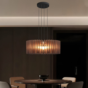 Modern Round Pendant <b>Light</b> Led E27 Bulb For <b>Dining</b> Room Ceiling Lighting Fixture - Product Image 1