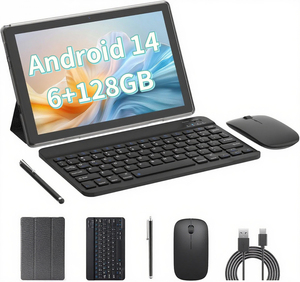 <span class=keywords><strong>Kit</strong></span> Tablette PC Android 14 Personnalisé 10,1 Pouces avec Double Carte SIM T606 pour Usage Professionnel ou Enfants, Clavier et Stylet Inclus - Product Image 1