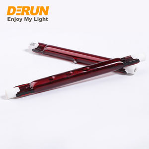 Lampe chauffante en quartz rouge CE ROHS J118 175W 200W <span class=keywords><strong>300W</strong></span> 400W 500W, ampoule halogène infrarouge rubis, HAL-HEATING - Product Image 1