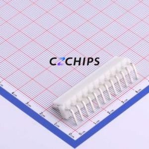 HX39601-12WAG Wire-to-Board Pin Header Bent Lead Through Hole,P=3.96mm Connector 1x12P 3.96mm Right Angle Insert VH - Product Image 2