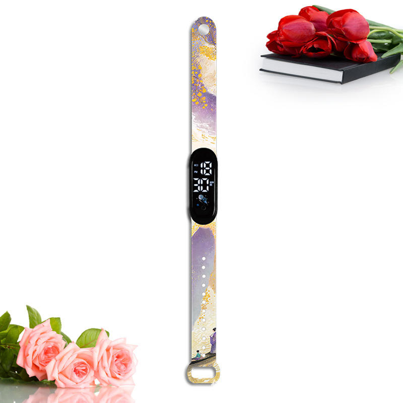 Bateau violet de style chinois