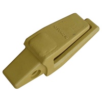 Adaptateur de dents de godet en acier allié OEM de fabrication industrielle pour excavatrice et bulldozer de 25 tonnes, dureté HRC48-53, résistance à la traction >1300MPA