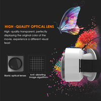 G05 Lunettes de réalité virtuelle 3D pour téléphones mobiles Conception de lentilles optiques PMMA Matériel VR monté sur la tête
