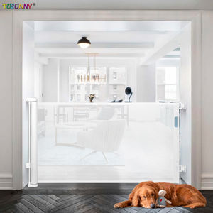 Barrière <span class=keywords><strong>de</strong></span> sécurité rétractable pour bébé, en PVC, maille souple, barrière <span class=keywords><strong>de</strong></span> sécurité pour <span class=keywords><strong>escalier</strong></span>, barrière <span class=keywords><strong>de</strong></span> sécurité pour bébé - Product Image 1