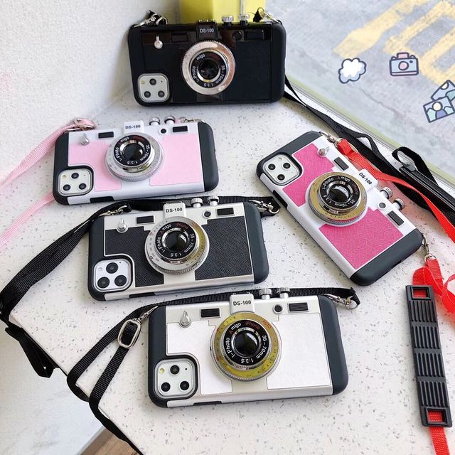 Creative Retro Stereo Camera Anti-drop Phone case Is Suitable for iPhone 16 15 Pro Max 14 Plus 13 Pro 12 11.