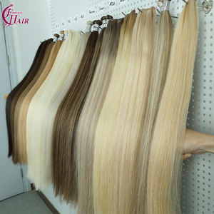 FH # Extensions de cheveux humains Genius Weft p8-60, fournisseurs, 22 pouces, 100g, cheveux humains européens, extensions de cheveux humains Genius Weft - Product Image 5