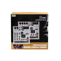 AG-04 Nouvelle arrivée Mini console de mixage audio 4 voies légère avec 99 effets DSP/Bluetooth/Monitoring