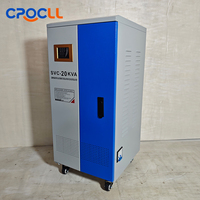 Dispositif régulateur de tension AC SVC-20KA, dispositif régulateur de basse tension, dispositif régulateur haute précision 20KA