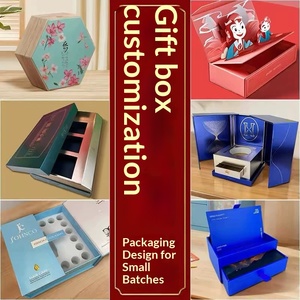 Cajas de Regalo Festivas Personalizadas para el Festival del Bote del Dragón y el Festival de Medio Otoño: Empaque Creativo Irregular con Base y Tapa - Product Image 2