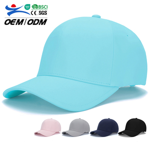 Outdoor Sun Protection <b>Plain</b> Fashion Adjustable 6 Panel Cotton Unisex <b>Baseball</b> <b>Cap</b> Sports <b>Caps</b> Sun Hat for Women Men - Product Image 1