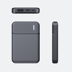 Promotion 5000mAh Ultra Slim 10W Auto-Detect LED Display Power Bank FAST CHARGE Output Supports All USB 100% Logo Customizable