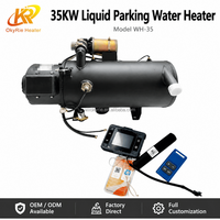 OkyRie WH-35 35KW Auto-Standheizung 12V 24V 4G GSM APP-Steuerung Motorvorwärmer für LKW Bus Wohnmobil Flotte