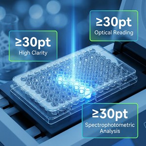 Microplaques de culture cellulaire stériles jetables à 96 puits, fond en U pour une croissance cellulaire uniforme, équipement de <span class=keywords><strong>laboratoire</strong></span> de microbiologie - Product Image 4