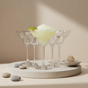 Juego de 6 <span class=keywords><strong>Copas</strong></span> Margarita Clásicas Art Deco C <span class=keywords><strong>Krosno</strong></span>, 9.1 oz, Plástico, Aptas para Lavavajillas, Colección Mixology, Postres Congelados - Product Image 4