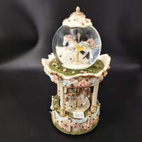 Boîte à musique miniature en résine de haute qualité pour cadeaux