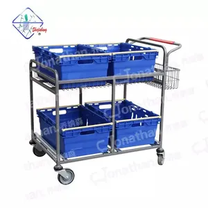 WD-magazzino merci pesanti che trasportano trolley