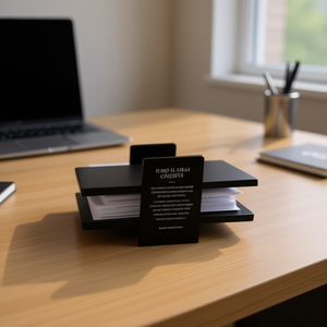 Plateau à documents JGWOOD DESIGNS en plastique empilable pour le bureau - Product Image 2