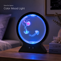 Lampe LED Méduse en Gros pour Décoration de Bureau, Décoration Intérieure, Chambre à Coucher, Cadeau, Lampe de Table Décorative, Lampe Cadeau pour Chambre et Maison