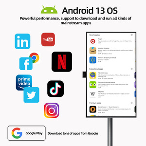 27-inch Màu xám <span class=keywords><strong>Android</strong></span> thông minh <span class=keywords><strong>TV</strong></span> di động <span class=keywords><strong>TV</strong></span> thông minh có thể sạc lại thông minh di động <span class=keywords><strong>TV</strong></span> màn hình cảm ứng televiseurs với đứng - Product Image 4