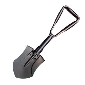 Zware Koolstofstalen Draagbare Opvouwbare Spade Lichtgewicht Buiten Kamperen En Tuin Sneeuwschop Verankeren Gereedschap - Product Image 1