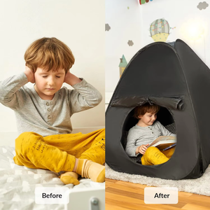 Tente de jeu intérieure pour enfants, résistante à la lumière, avec structure en acier hautement élastique, abri d'activités pliable et portable pour enfants - Product Image 4