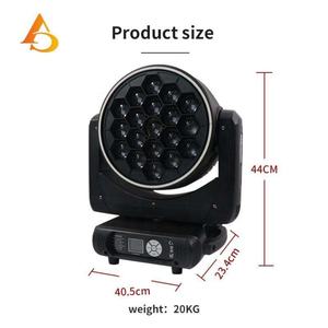 Luz Móvil Bee Eye 19x40w de Venta Caliente, Luz Móvil LED RGBW con Zoom - Product Image 6