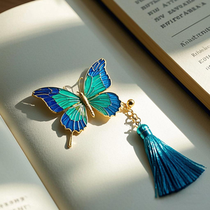 Tùy chỉnh GỖ THƯ văn bản kim loại Bookmark với tua cuốn sách Marks bán buôn số lượng lớn trống kim loại da <span class=keywords><strong>bookmarks</strong></span> cho sách - Product Image 4